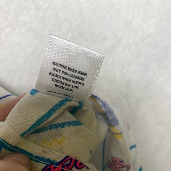 City Streets Beach Bum Button Down Shirt Size Large 80s Retro - Picture 7 of 10